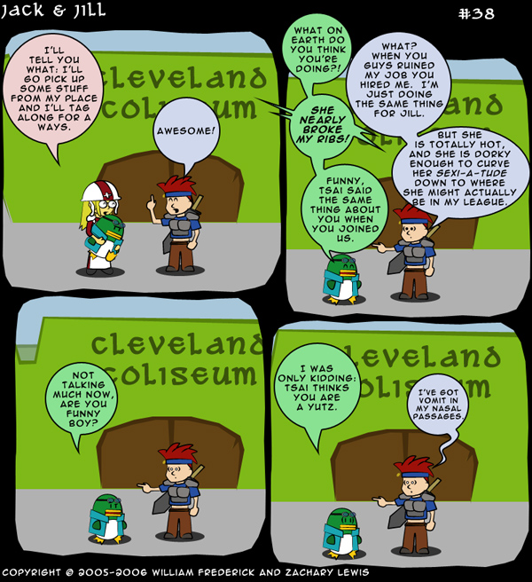 Jack will have to hold off on trying to make out with Jill. The comic.